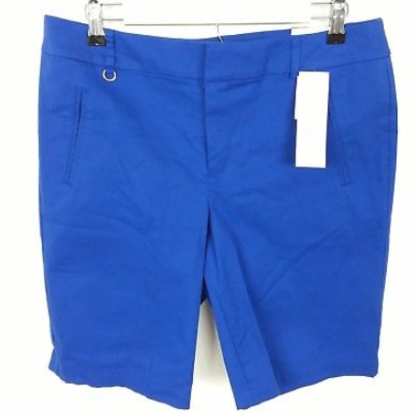 Charter Cub Shorts Blue Pant Shop Gold Ring -28/20 - Picture 1 of 4